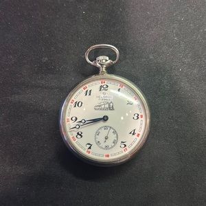 Helbros railroad pocket watch 17 jewels